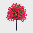 Decoração Floral Artificial de Eucalipto e Violeta para Jardim +BRINDE KIT 10 Borboletas Decorativas 3D | SEU JARDIM NUNCA MAIS SERÁ O MESMO!