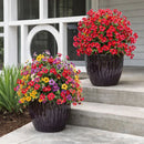 Decoração Floral Artificial de Eucalipto e Violeta para Jardim +BRINDE KIT 10 Borboletas Decorativas 3D | SEU JARDIM NUNCA MAIS SERÁ O MESMO!