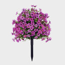 Decoração Floral Artificial de Eucalipto e Violeta para Jardim +BRINDE KIT 10 Borboletas Decorativas 3D | SEU JARDIM NUNCA MAIS SERÁ O MESMO!