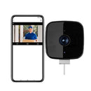 Câmera Inteligente De Segurança Interna Magnética Gravadora VisionGuard Volmes Full HD 2K Detectora C/ Som Visão Noturna Colorida USB-C Audio Bidirecional - Sua Casa Protegida com inteligência